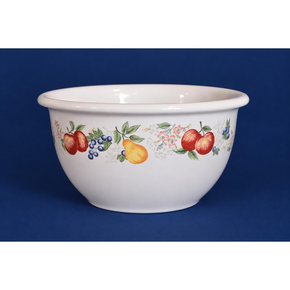 Corelle Coordinates Chutney Fruit Pattern 2 Quart Stoneware Mixing Bowl, Corning